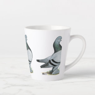 Berliner Tumbler Pigeon Blue Bar Latte Mug