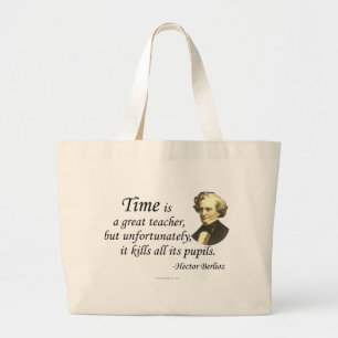Berlioz on Time Large Tote Bag