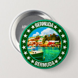 Bermuda                                            7.5 cm round badge