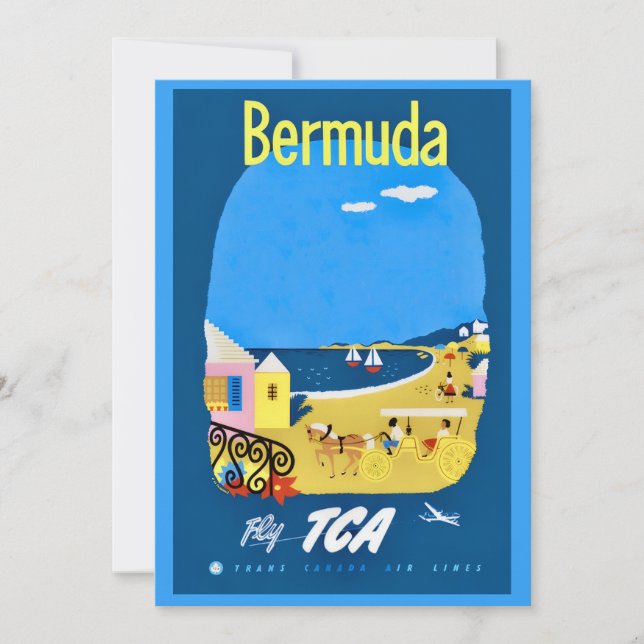  Bermuda Beach 5x7 Big Postcard (Front)