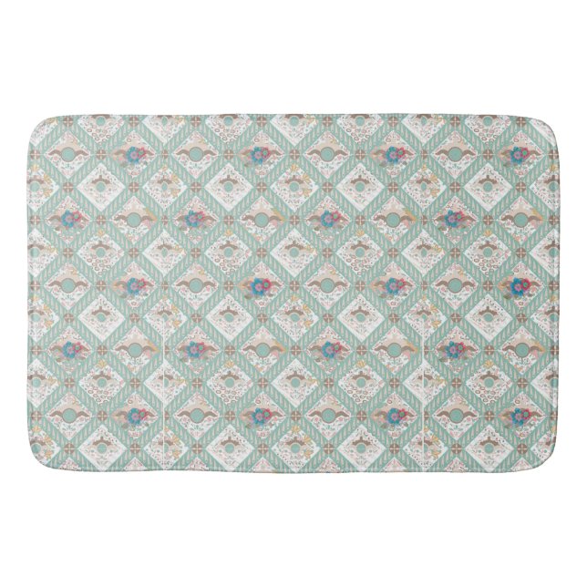 Bermuda Blue Pearl Bath Mat (Front)