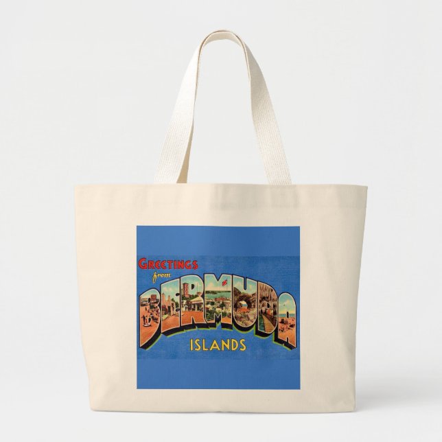 Bermuda Blue Tote Bag (Front)
