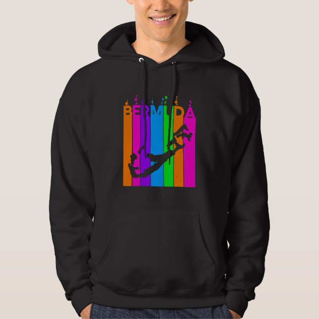 Bermuda Colourful Bubbles Hoodie (Front)