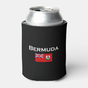 Bermuda Country Flag Dark Colour Can Cooler