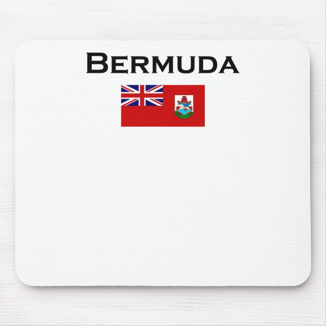Bermuda Country Flag Light-Colour Mouse Mat (Front)