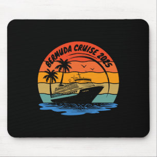 Bermuda Cruise 2025 Matching Family Vacation Cruis Mouse Mat