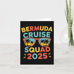 Bermuda Cruise 2025 Vacation Trip Matching Family Card