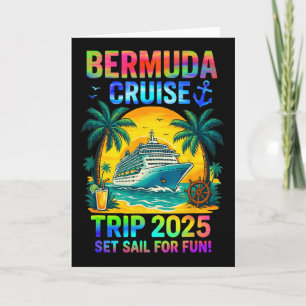 Bermuda Cruise Squad 2025 Family Sea Adventure Mat Card