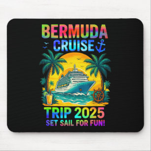 Bermuda Cruise Squad 2025 Family Sea Adventure Mat Mouse Mat