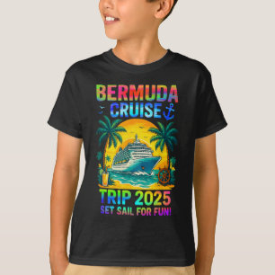 Bermuda Cruise Squad 2025 Family Sea Adventure Mat T-Shirt
