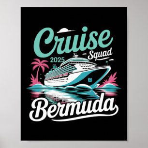 Bermuda Cruise Squad 2025 Family Summer Vacation  Poster