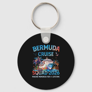 Bermuda Cruise Squad 2026 Family Vacation Key Ring