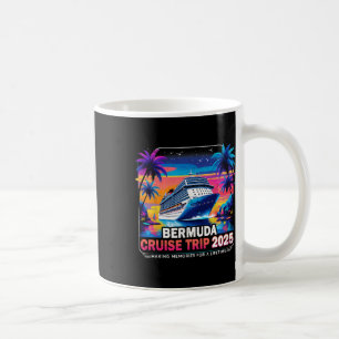 Bermuda Cruise Trip 2025 Sunset Vacation Gift 3 Coffee Mug