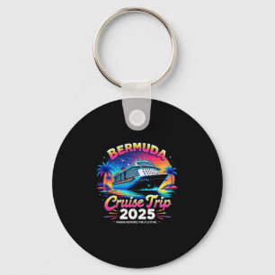 Bermuda Cruise Trip 2025 Sunset Vacation Gift Key Ring
