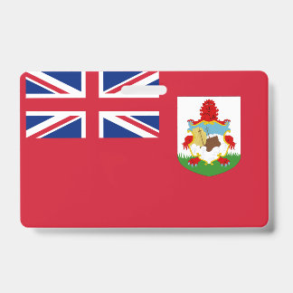 Bermuda flag Badge ID Badge