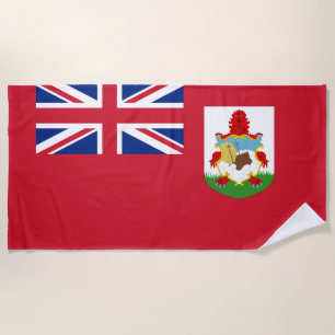 Bermuda flag Beach Towel
