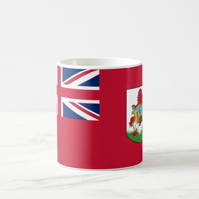Bermuda Flag (Bermudian) (Caribbean Islands) Coffee Mug (Center)