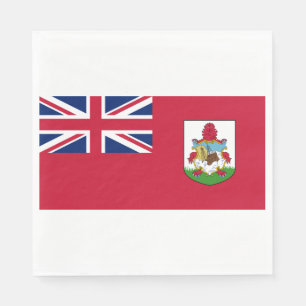 Bermuda Flag (Bermudian) (Caribbean Islands) Napkin