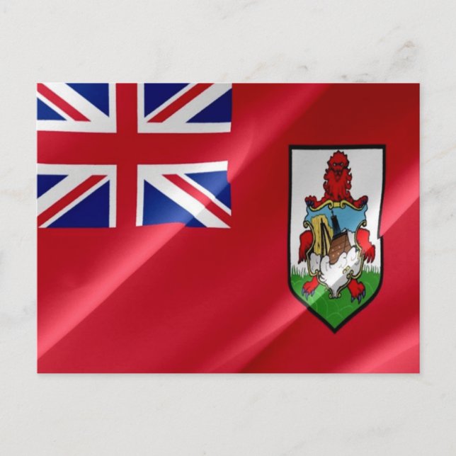 Bermuda - Flag Waving - Postcard (Front)