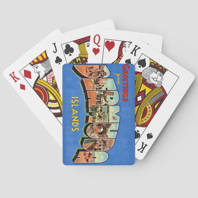 Bermuda Greetings Playing Cards (Back)