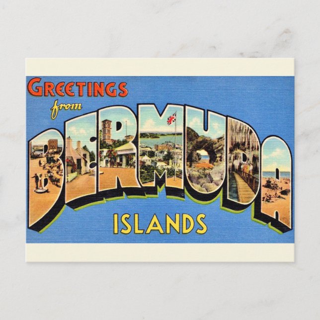 Bermuda Greetings Postcard (Front)