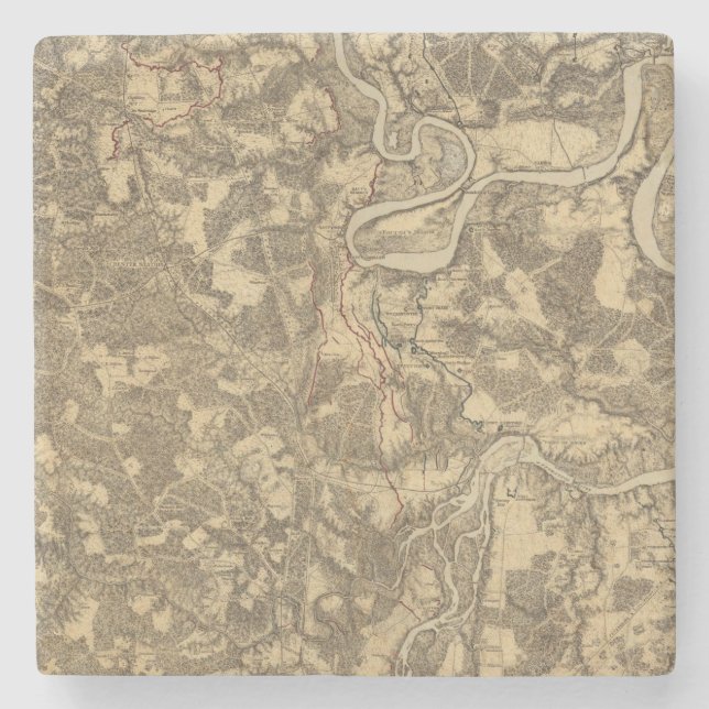 Bermuda Hundred, Virginia Stone Coaster (Front)