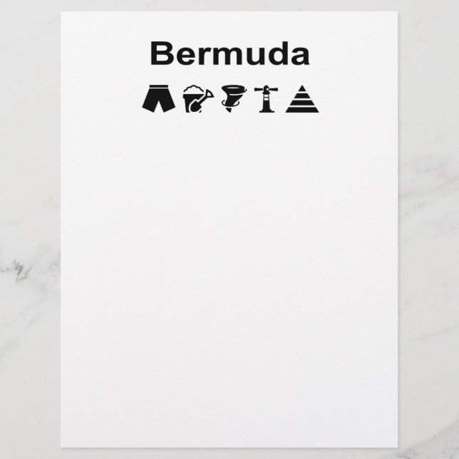 Bermuda Icons Monotone Light-Colour (Front)