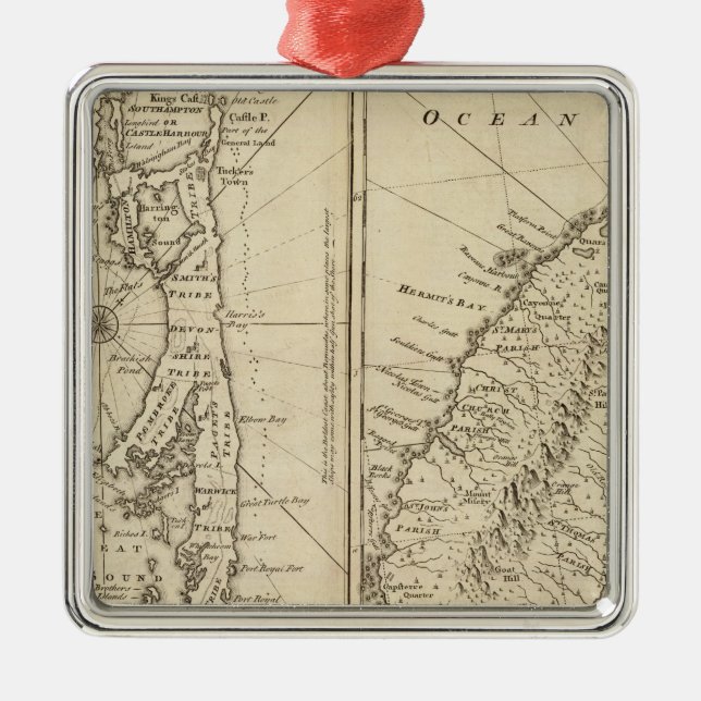 Bermuda Metal Tree Decoration (Front)