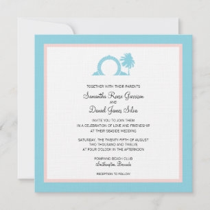 Bermuda Moongate Wedding Destination Invitation