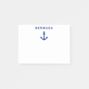 Bermuda Old Anchor for Sailing Light-Colour Post-it Notes