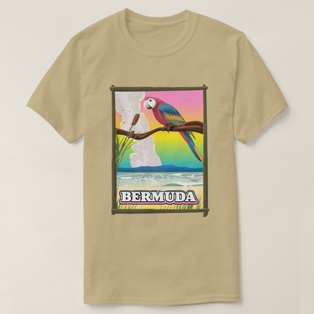 Bermuda Paraside. T-Shirt (Design Front)