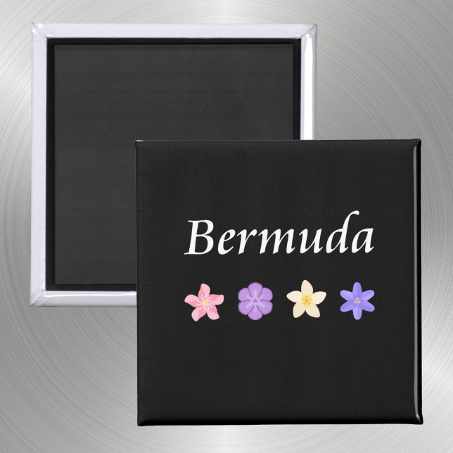 Bermuda Pretty Flower Icons Color Magnet (Creator Uploaded)