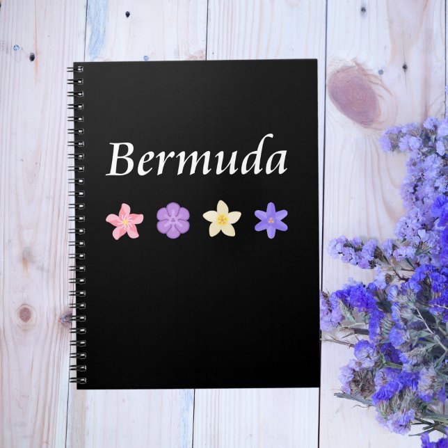 Bermuda Pretty Flower Icons Colour Notebook (Creator Uploaded)