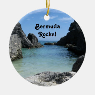 Bermuda, Rocks! Ceramic Tree Decoration