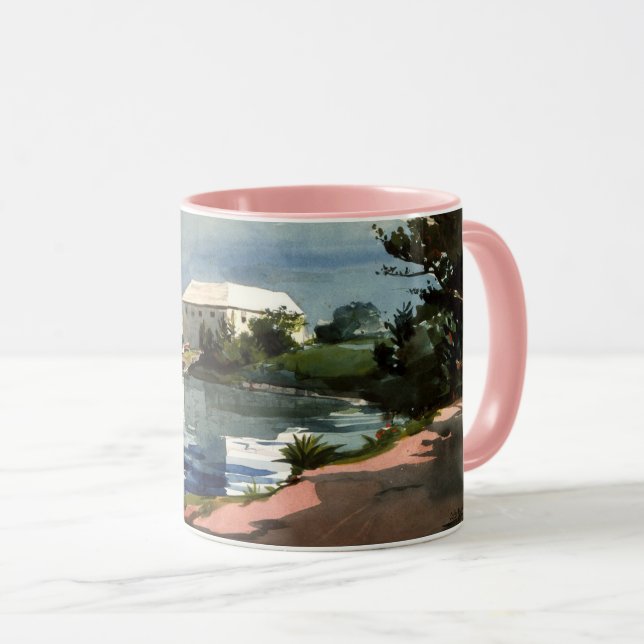 Bermuda, Salt Kettle artwork Mug (Front Right)