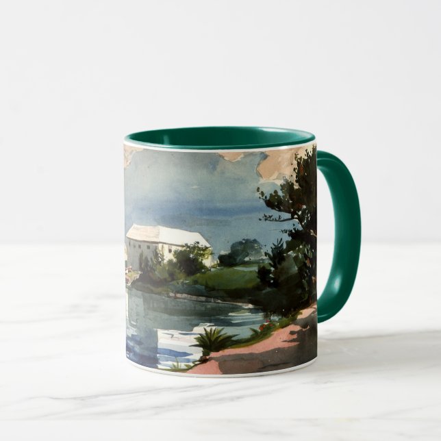 Bermuda, Salt Kettle artwork Mug (Front Right)
