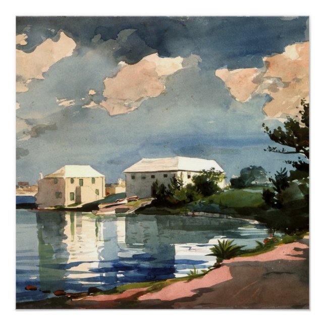 Bermuda, Salt Kettle, fine art Poster (Front)