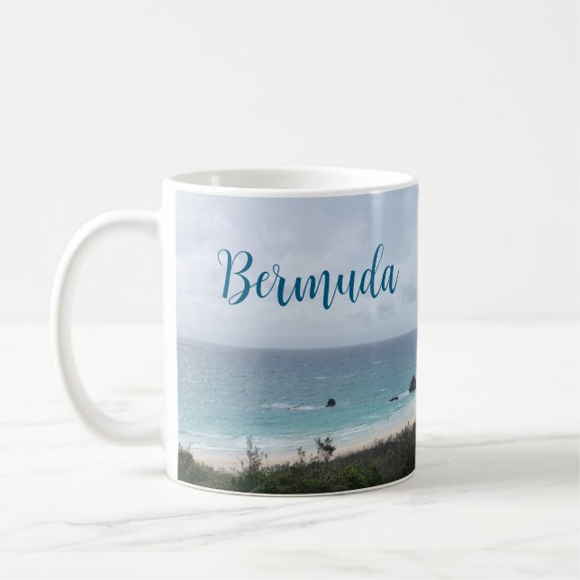Bermuda Scenic Coffee Mug Beach Cup Souvenir (Left)