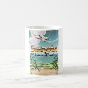 Bermuda Take a plane travel poster Coffee Mug