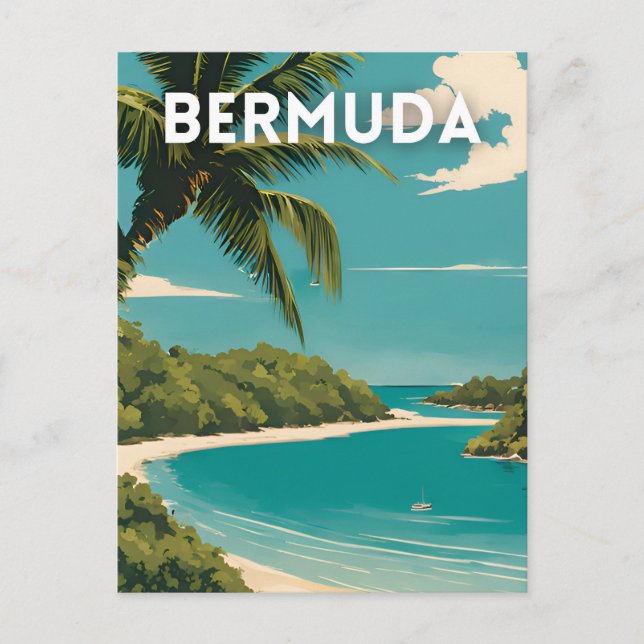 Bermuda Travel Postcard (Front)