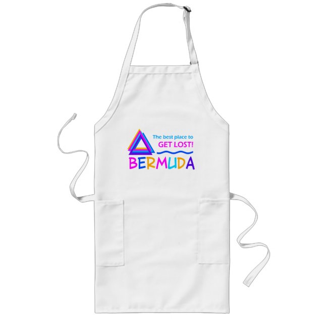 BERMUDA TRIANGLE apron - choose style (Front)