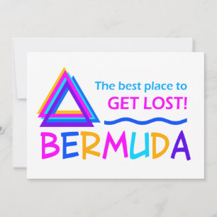 BERMUDA TRIANGLE invitation - customise