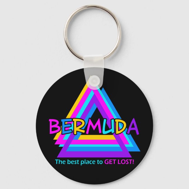 BERMUDA TRIANGLE keychain (Front)