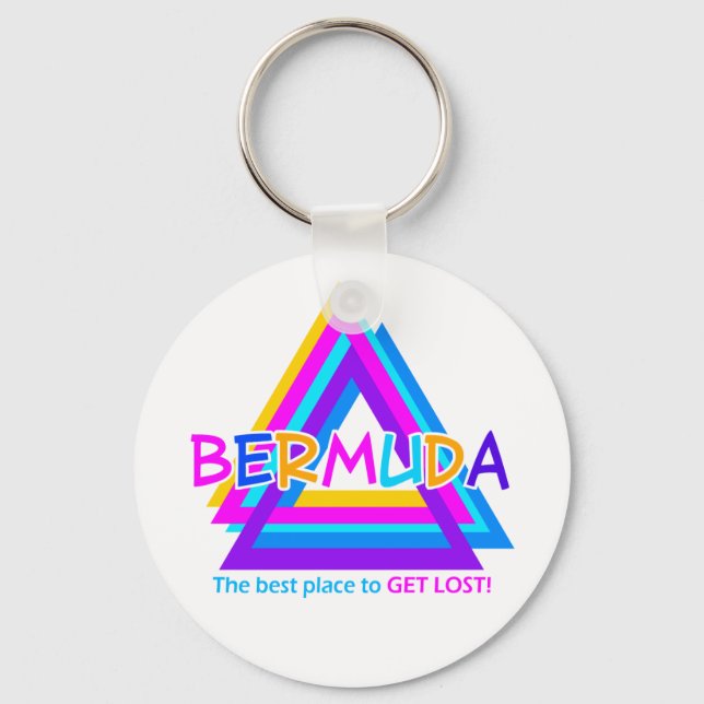 BERMUDA TRIANGLE keychain (Front)