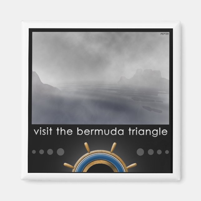 Bermuda Triangle Magnet (Front)