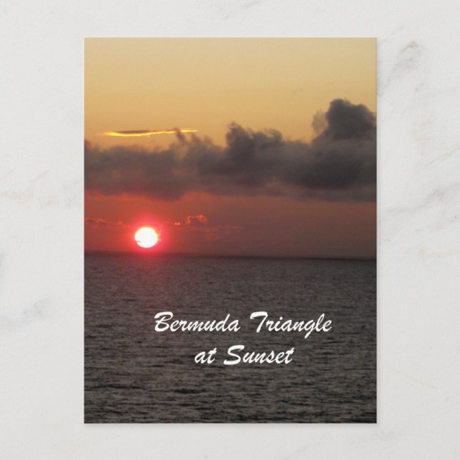 Bermuda Triangle Postcard (Front)