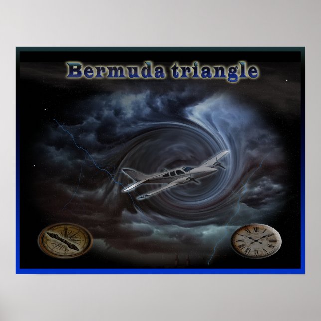 Bermuda triangle poster (Front)