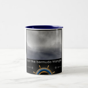 Bermuda Triangle Two-Tone Coffee Mug