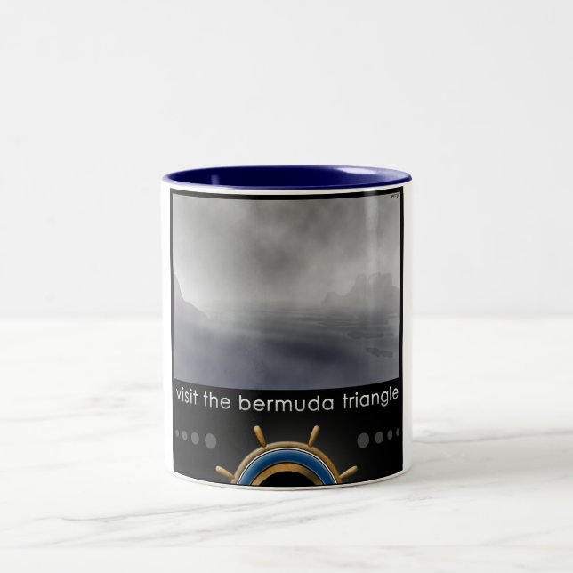 Bermuda Triangle Two-Tone Coffee Mug (Center)