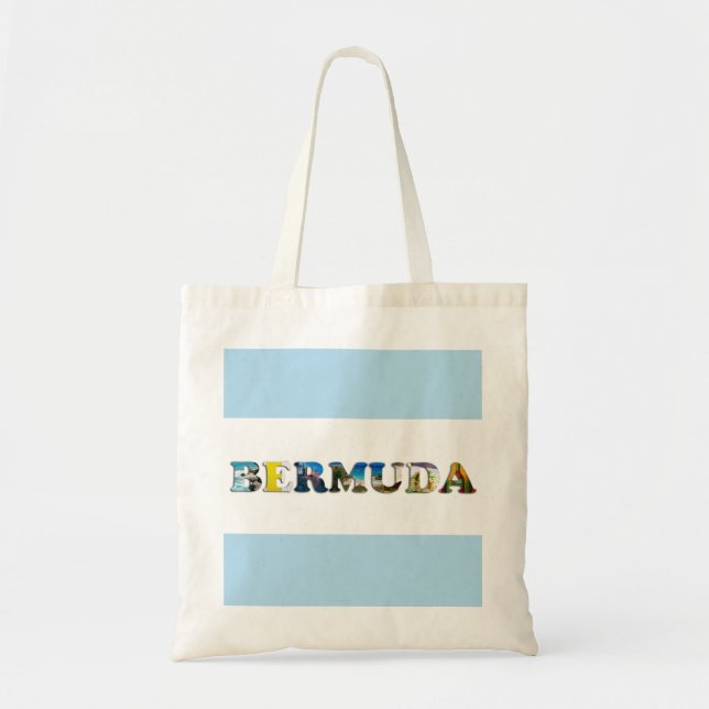 Bermuda Tropical Beach Travel Photo Tote Bag (Front)
